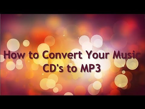 How to Convert Music CD to MP3 Free