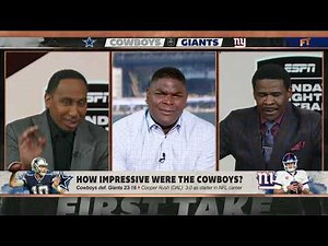 Stephen A. SETS THE RECORD STRAIGHT after the Cowboys’ win over Giants 😬 | First Take