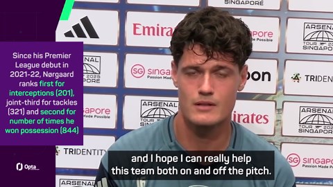 Norgaard ready for the 'step up' at Arsenal