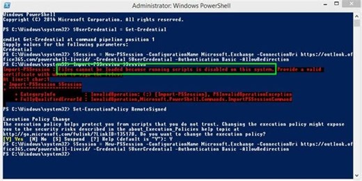File cannot be loaded because running scripts is disabled on this system PowerShell error