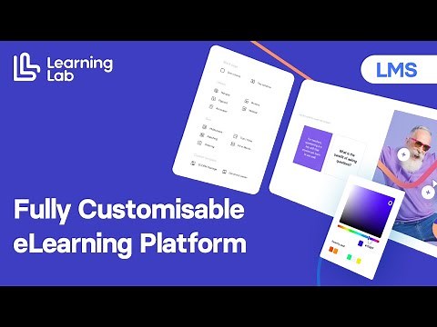 Customizable elearning platform LMS