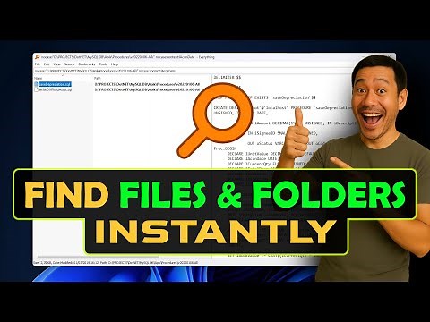 Everything: The Best FREE File Search Utility For Windows | Find Your Files & Folders Instantly!!!
