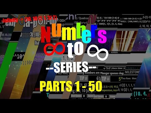 Numbers -Infinity to Infinity series - All 50 Parts