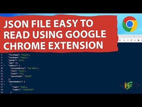 How to Make JSON File Easy to Read Using Google Chrome Extension | JSON Viewer Formatter