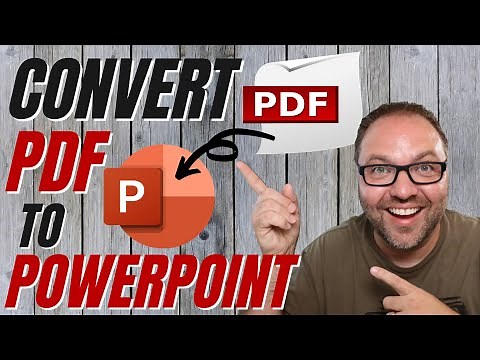 How to Convert PDF to PowerPoint | Free | PDF to PPTX