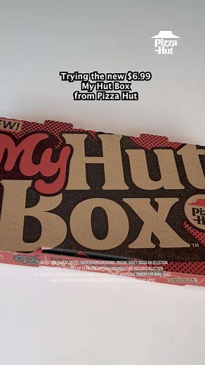 New! My Hut Box starting at $6.99, get a Personal Pan Pizza® or Melts with wings or fries. | Pizza Hut