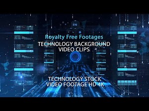technology video clips | Hi-Tech background video | technology background stock video footage HD 4K