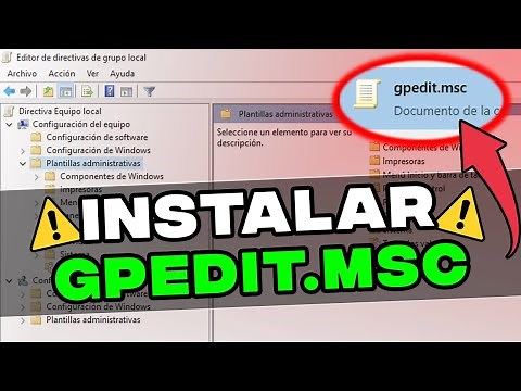 Instalar gpedit.msc en cualquier version de Windows 10 (Editor de directivas de grupo local)