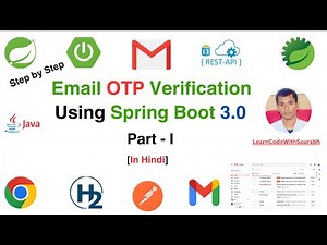 Email OTP Verification in Spring Boot (P1) | Spring boot OTP Authentication | OTP Implementation