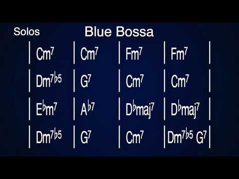 Blue Bossa Backing Track (Cm)