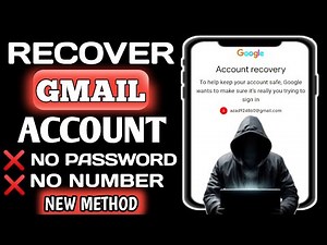 How To Recover Gmail Account | Gmail Account Recovery - (New Method)