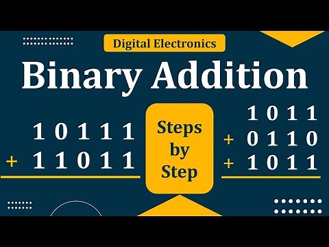 Binary addition | How to add binary numbers | Digital Electronics
