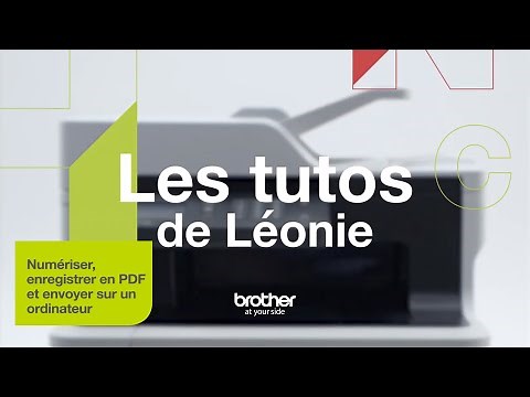 Numériser un document, l'enregistrer en PDF et l'envoyer sur un ordinateur | Brother