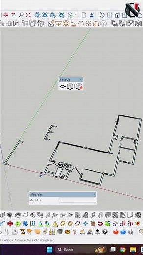 ¿Cómo Hacer Muros 3D en SketchUp en SEGUNDOS?