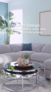 What's the difference between modern & transitional style? Modern design features simplicity, clean lines & a monochrome color palette while transitional design blends traditional & modern styles for a comfortable, refined look. Check out the full guide now to learn more: rtg.co/ModernTransitionalDesign | Rooms To Go