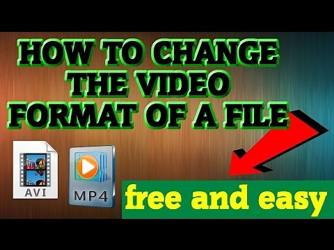 *EASY* How To Change ANY Video Format (For Free) - Best Technique!