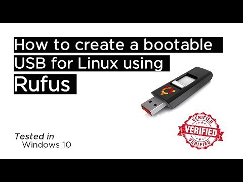 How to create a bootable USB for Linux using Rufus
