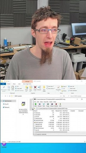 Extract a Driver or BIOS image from an exe