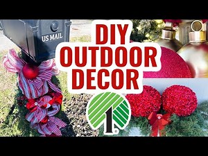 🎄DIY DOLLAR TREE OUTDOOR CHRISTMAS DECOR + MAILBOX🎄I Love Christmas ep 22 Olivia's Romantic Home DIY