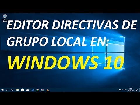 Como Usar el Editor de Directivas de Grupo en Windows 10