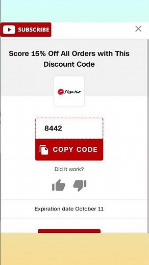 🍕 6 NEW LATEST COUPON CODES 2023 💥 HOW TO USE PIZZA HUT PROMO CODES ONLINE 👍 #shorts #pizzahut