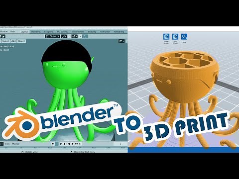 How to Export STL from Blender for 3D Printing