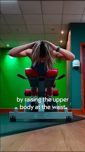 How to use the Back Extension Machine