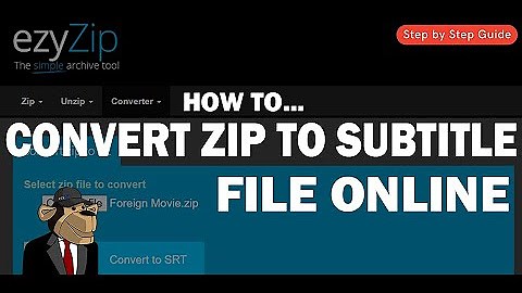🎬 How to Convert ZIP Files to Subtitle Formats (SRT, VTT, SUB & More) - Free Online Tool!