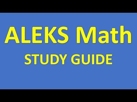 ALEKS Math Placement Test STUDY GUIDE – This Is BETTER!