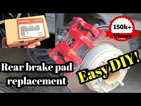 How To Replace REAR Brake Pads 2018+ Honda Accord | Everything You Need To Know
