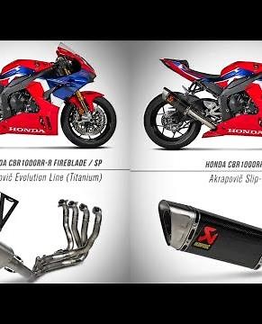 Honda CBR1000RR-R Fireblade / SP Exhaust sound with Akrapovic 🔊 🔥 | Bikers World