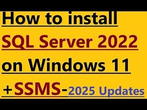 How to install SQL Server 2022 on Windows 11