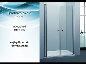 Sprchové dveře Pure D2 návod na instalaci