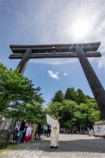 【動画】大鳥居建立25周年　和歌山・本宮大社で奉告祭：紀伊民報AGARA｜和歌山県のニュースサイト