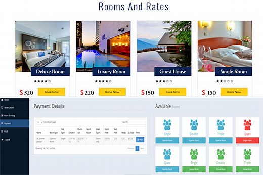 Hotel Management System in PHP with Full Source Code (2020)