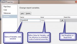 SSRS Report and Group Variable References