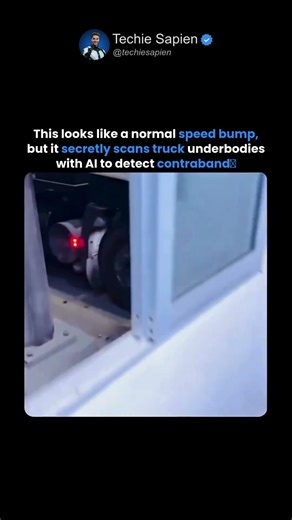Speed Bump Secretly Scans Trucks for Contraband Using AI Cameras 🤯