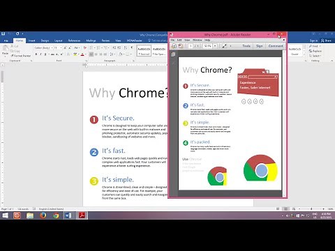 How To Create and Edit PDF File in Microsoft Word Tutorial - Lesson 18