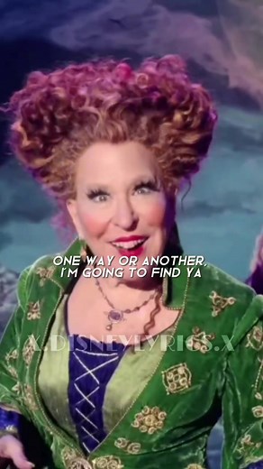 [ Hocus Pocus 2 - One Way Or Another ] #foryou #foryoupage #hocuspocus2 #onewayoranother #lyrics #disneylyrics