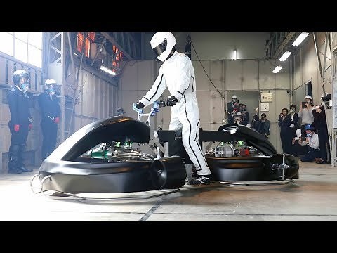 「飛ぶバイク」試験公開＝ホバーバイク予約開始へ