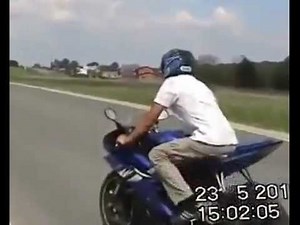 Yamaha R6/R1 crash