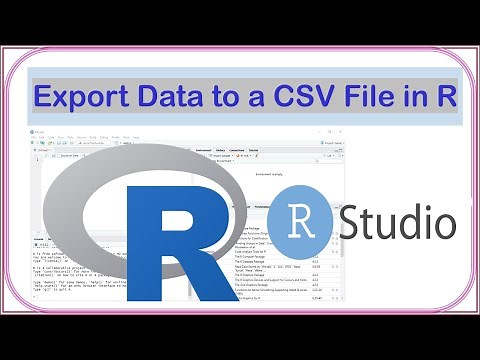 How to Export Data From R to a CSV File | Basics of R Programming
