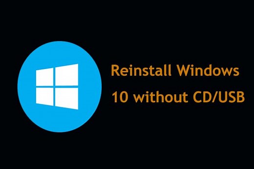 Guide: How to Reinstall Windows 10 Without CD/USB or from USB