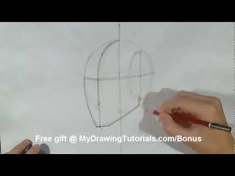 How To Draw The Head From Any Angles - Drawing The Human Head In 3/4 View