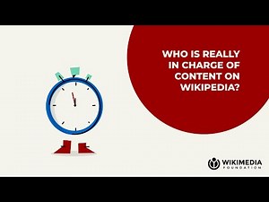 Who is in charge of content on Wikipedia? | A WIKI MINUTE