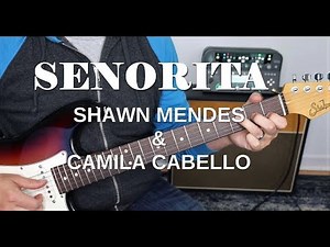 Senorita Guitar Lesson Tutorial - Camila Cabello Shawn Mendes