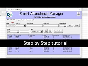 Smart Attendance Manager in Excel VBA