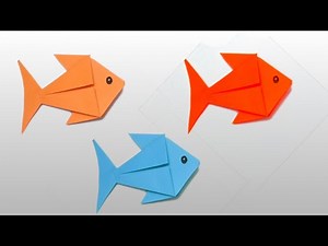 Origami Paper Fish: Quick and Easy Step-by-Step Guide for Beginners || Paper Fish Making Tutorial