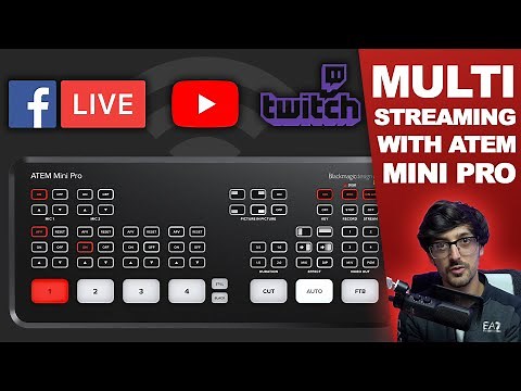 ATEM Mini Pro | How to stream to MULTIPLE destinations at once