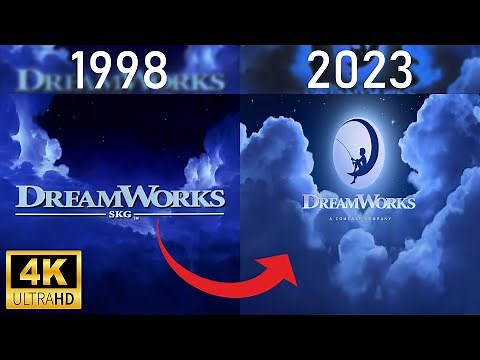 DreamWorks Logo Evolution (1998-2023) [4k]